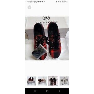 NIB Versona women's plaid shoes